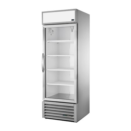 Vitrine r&eacute;frig&eacute;r&eacute;e n&eacute;gative libre service 1 porte True GDM-23F-HC-TSL01 ALU - Gastronoble - CX784