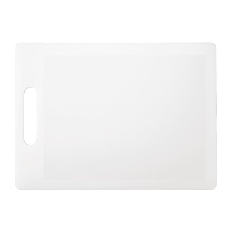 Planche &agrave; d&eacute;couper en polypropyl&egrave;ne blanche Nisbets Essentials - Gastronoble - DA089