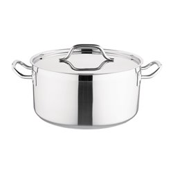 Braisi&egrave;re inox avec couvercle Nisbets Essentials 32 cm - Gastronoble - DB255