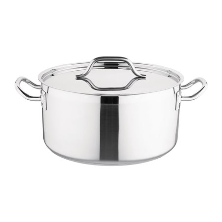 Braisi&egrave;re inox avec couvercle Nisbets Essentials 32 cm - Gastronoble - DB255