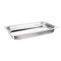Bacs GN 1/1 inox 65mm Nisbets Essentials (lot de 3) - Gastronoble - DB881