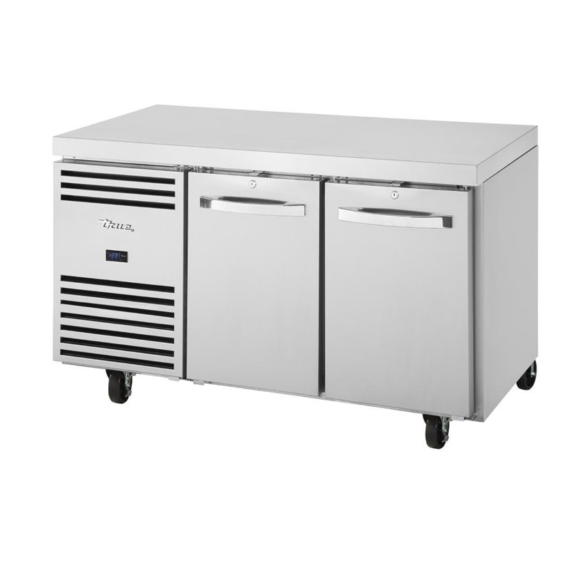 Table r&eacute;frig&eacute;ree n&eacute;gative 2 portes GN 1/1 True TCF1/2-CL-SS-DL-DR - Gastronoble - FA035