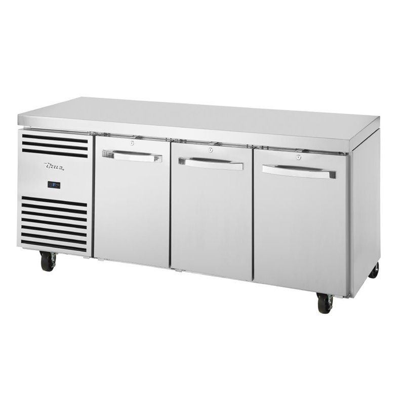 Table r&eacute;frig&eacute;ree positive 3 portes GN 1/1 True TCR1/3-CL-SS-DL-DR-DR - Gastronoble - FA036