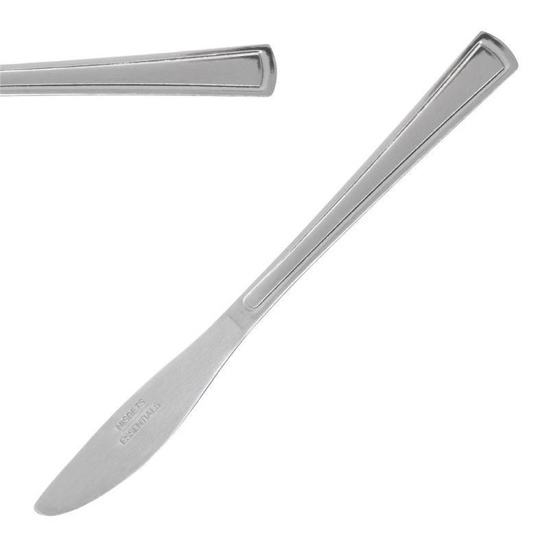 Couteaux de table Nisbets Essentials (Lot de 12) - Gastronoble - FA564