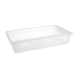 Bac en polypropyl&egrave;ne GN 1/1 sans couvercle Nisbets Essentials 100mm - Gastronoble - FA820