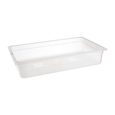 Bac en polypropyl&egrave;ne GN 1/1 sans couvercle Nisbets Essentials 100mm - Gastronoble - FA820