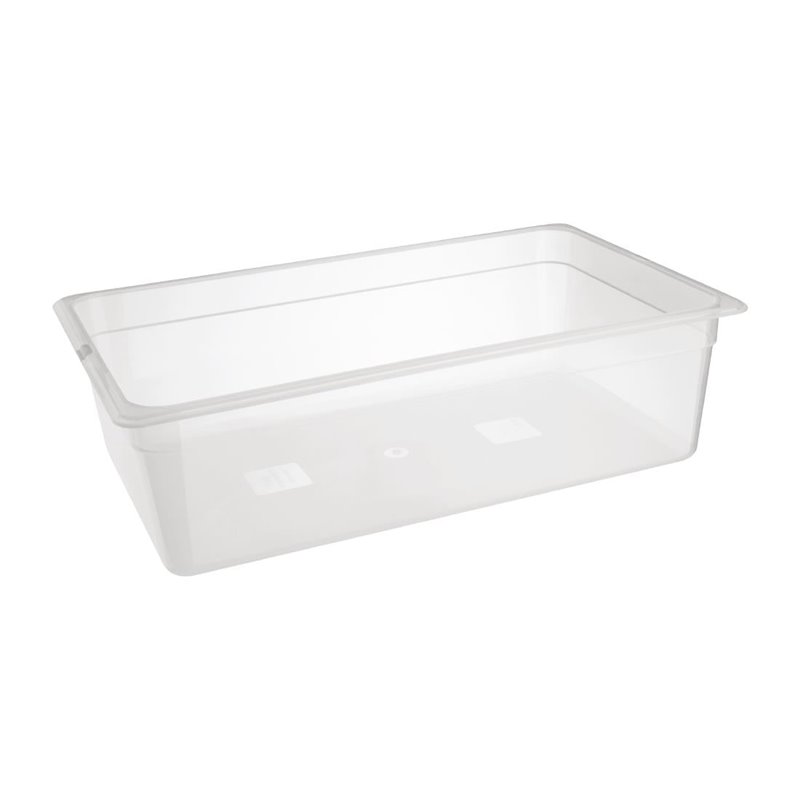 Bac en polypropyl&egrave;ne GN 1/1 sans couvercle Nisbets Essentials 150mm - Gastronoble - FA821