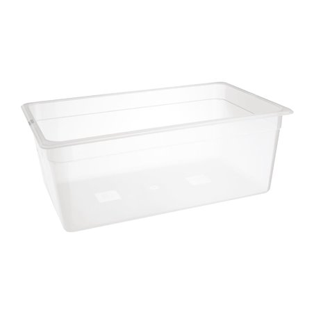 Bac en polypropyl&egrave;ne GN 1/1 sans couvercle Nisbets Essentials 200mm - Gastronoble - FA822