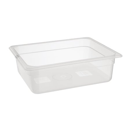 Bac en polypropyl&egrave;ne GN 1/2 sans couvercle Nisbets Essentials 100mm - Gastronoble - FA823