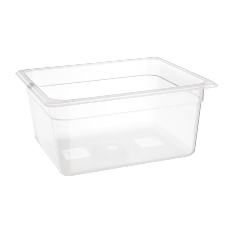Bac en polypropyl&egrave;ne GN 1/2 sans couvercle Nisbets Essentials 150mm - Gastronoble - FA824