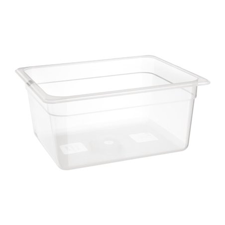 Bac en polypropyl&egrave;ne GN 1/2 sans couvercle Nisbets Essentials 150mm - Gastronoble - FA824