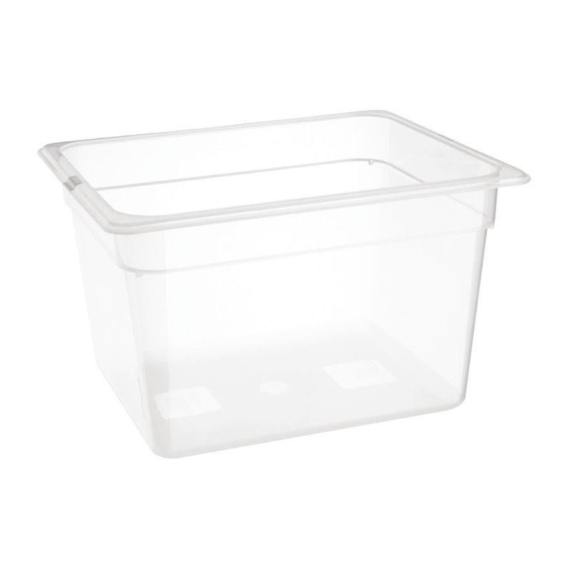 Bac en polypropyl&egrave;ne GN 1/2 sans couvercle Nisbets Essentials 200mm - Gastronoble - FA825