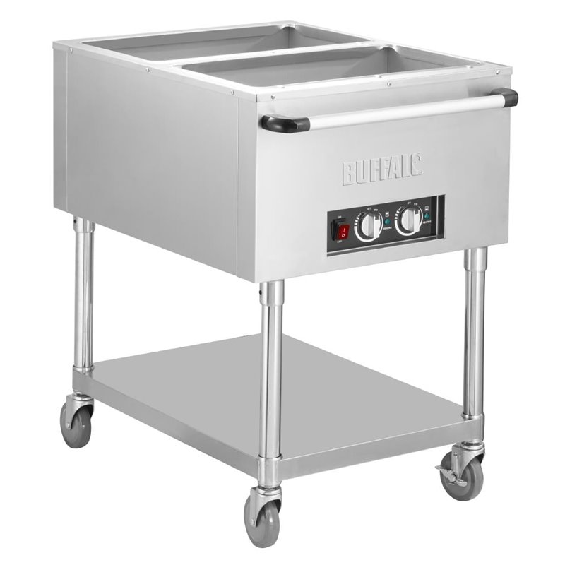 Bain-marie mobile Buffalo 2x GN 1/1 - Gastronoble - JB983
