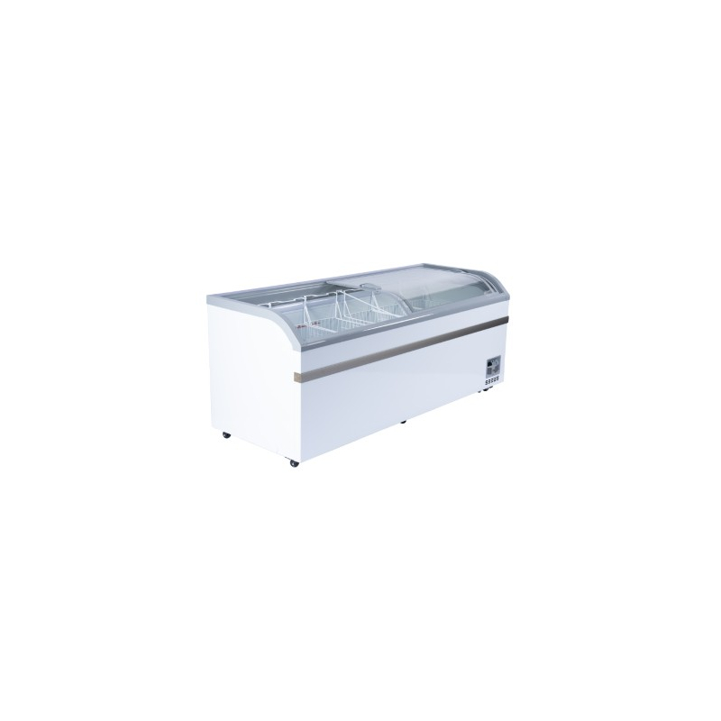 Supermarktvriezer met glazen deuren, 620 liter - SC620