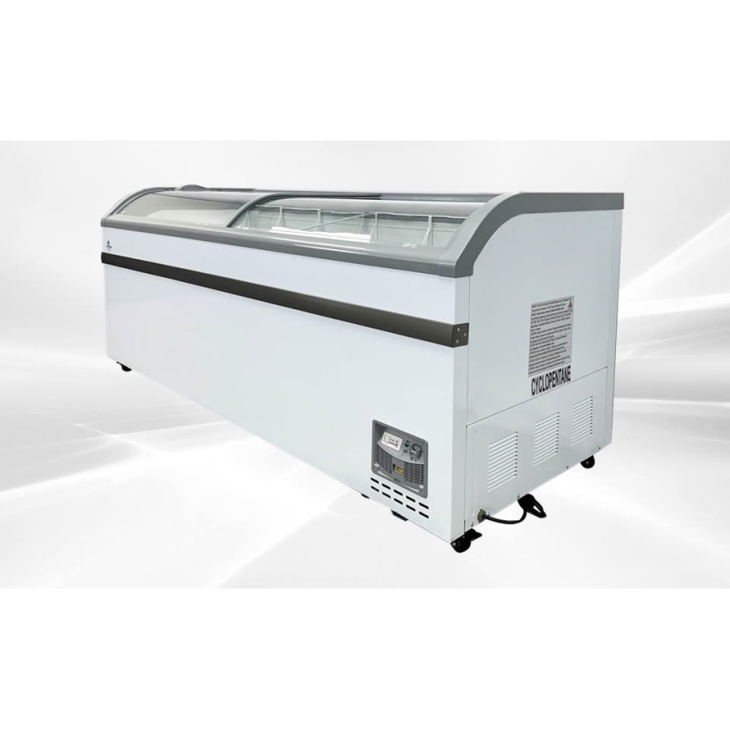 Supermarktvriezer met glazen deuren, 620 liter - SC620