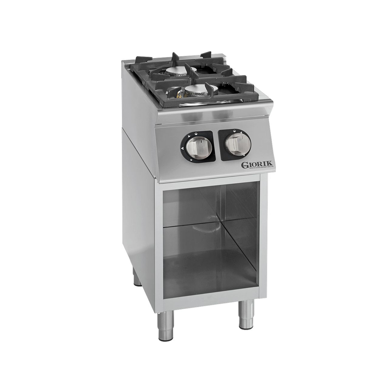 Gasfornuis 2 vuurhaarden hoge temperatuur - Giorik - ECG720G
