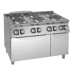 Fornuis elektrische ronde platen, 6 branders, elektrische&hellip;