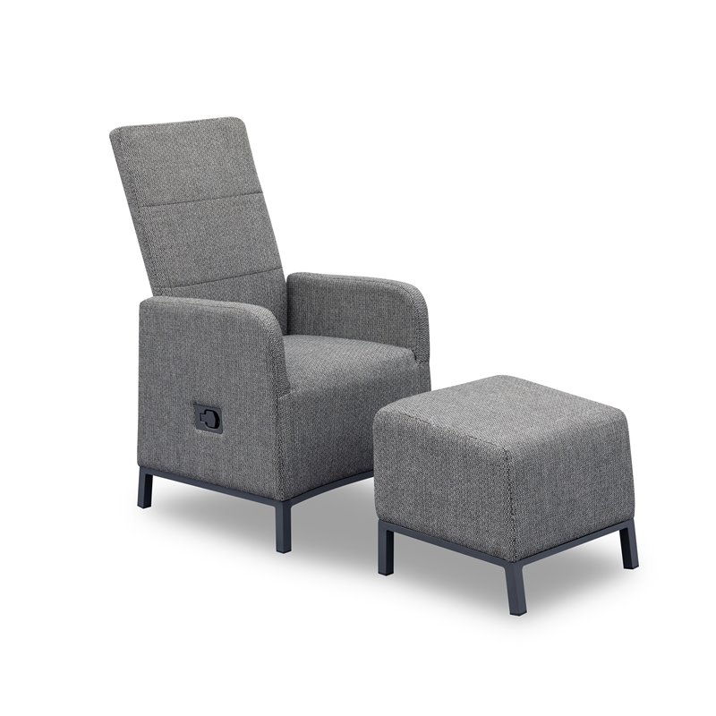 Riga fauteuil relax avec repose-pieds  -  VEBA  - 555431