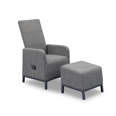 Riga fauteuil relax avec repose-pieds  -  VEBA  - 555431