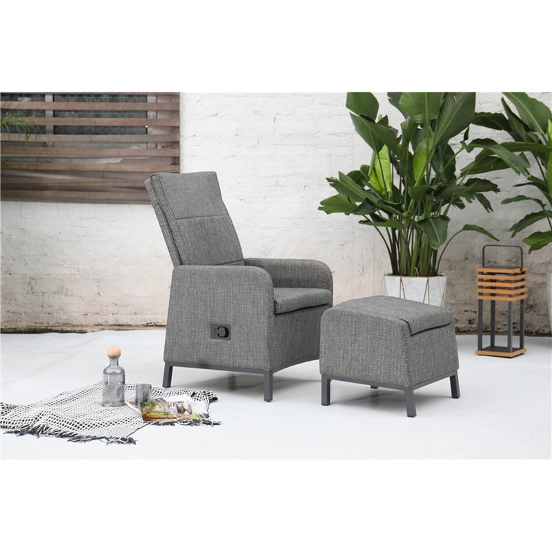 Riga fauteuil relax avec repose-pieds  -  VEBA  - 555431