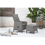 Riga fauteuil relax avec repose-pieds  -  VEBA  - 555431
