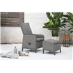 Riga fauteuil relax avec repose-pieds  -  VEBA  - 555431