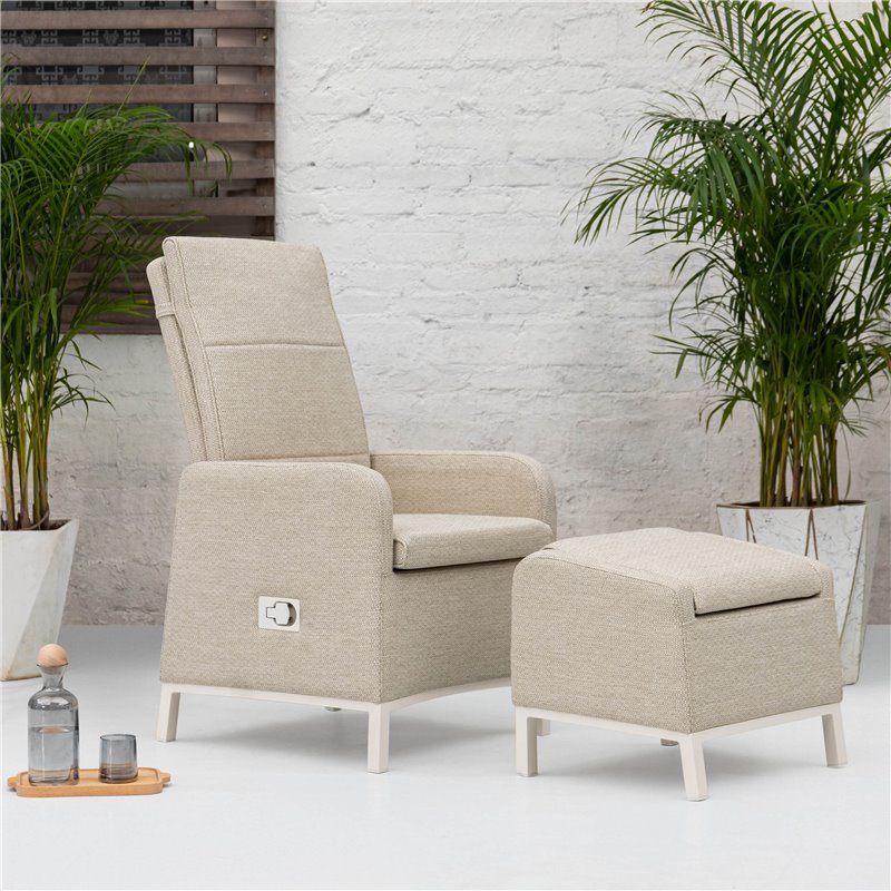 Riga fauteuil relax avec repose-pieds  -  VEBA  - 555439