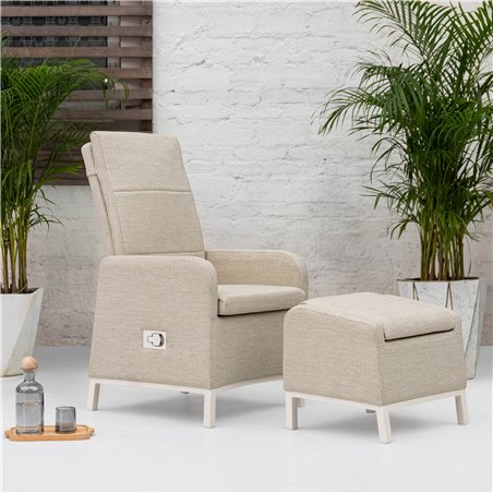 Riga fauteuil relax avec repose-pieds  -  VEBA  - 555439