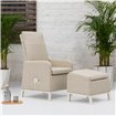 Riga fauteuil relax avec repose-pieds  -  VEBA  - 555439