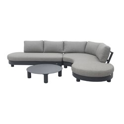 Salerno salon de jardin lounge  -  VEBA  - 586431