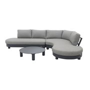 Salerno salon de jardin lounge  -  VEBA  - 586431