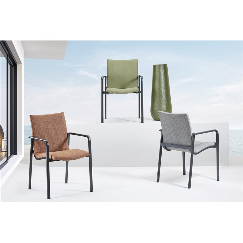 Positano fauteuil de jardin empilable - Lot de 4 -  VEBA  - 45121250