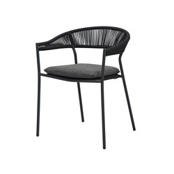 Sebastian fauteuil de jardin empilable - Lot de 4 -  VEBA  - 552431