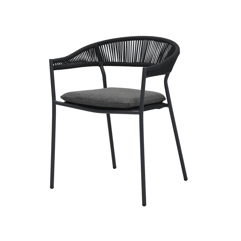 Sebastian fauteuil de jardin empilable - Lot de 4 -  VEBA  - 552431