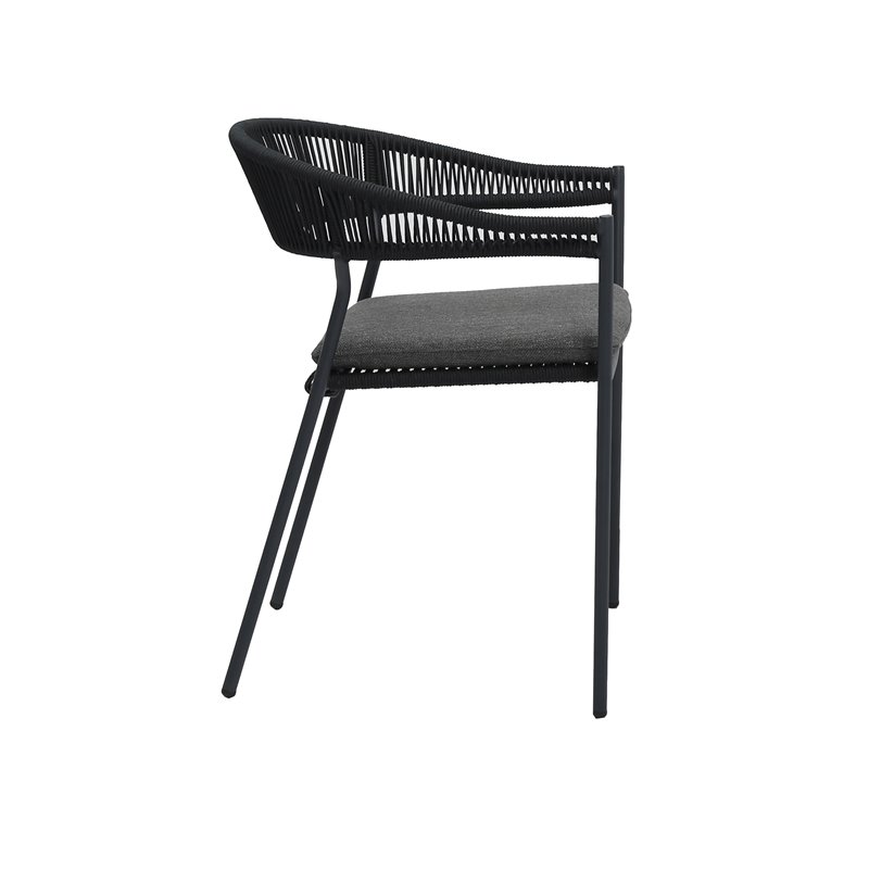 Sebastian fauteuil de jardin empilable - Lot de 4 -  VEBA  - 552431