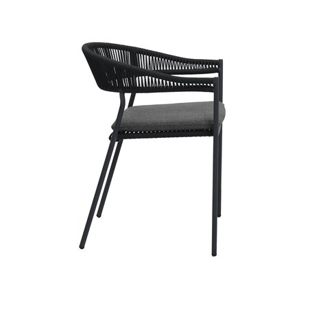 Sebastian fauteuil de jardin empilable - Lot de 4 -  VEBA  - 552431