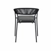 Sebastian fauteuil de jardin empilable - Lot de 4 -  VEBA  - 552431