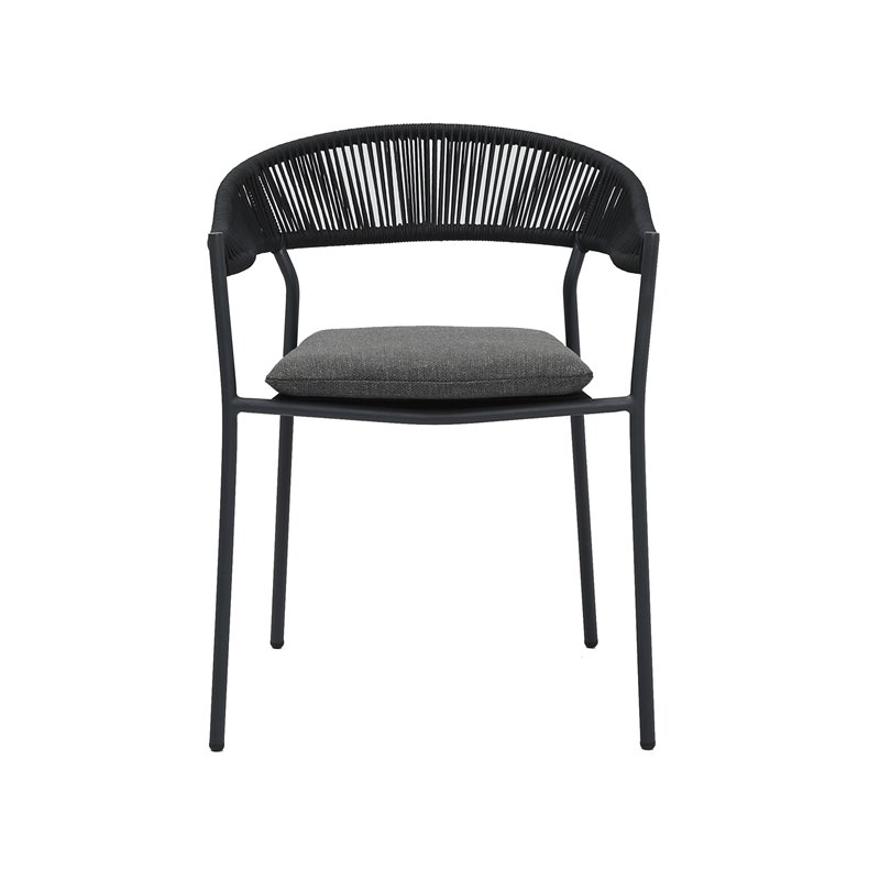 Sebastian fauteuil de jardin empilable - Lot de 4 -  VEBA  - 552431