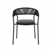 Sebastian fauteuil de jardin empilable - Lot de 4 -  VEBA  - 552431