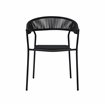 Sebastian fauteuil de jardin empilable - Lot de 4 -  VEBA  - 552431