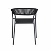 Sebastian fauteuil de jardin empilable - Lot de 4 -  VEBA  - 552431