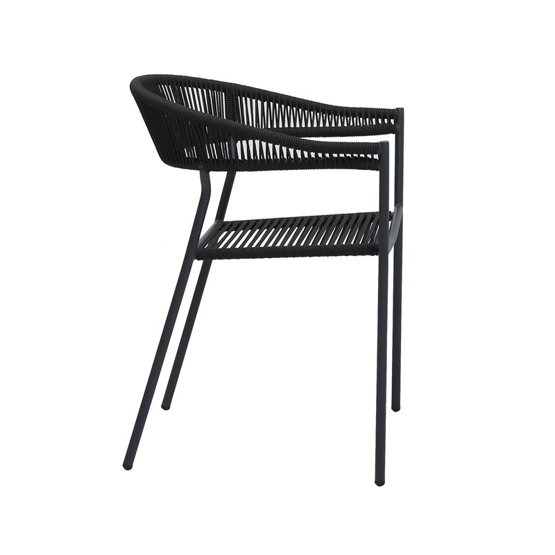 Sebastian fauteuil de jardin empilable - Lot de 4 -  VEBA  - 552431