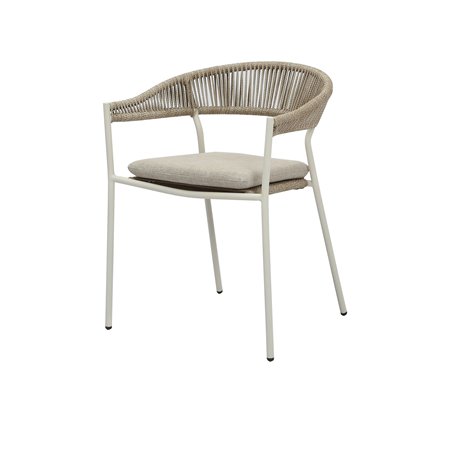 Sebastian fauteuil de jardin empilable - Lot de 4 -  VEBA  - 552491