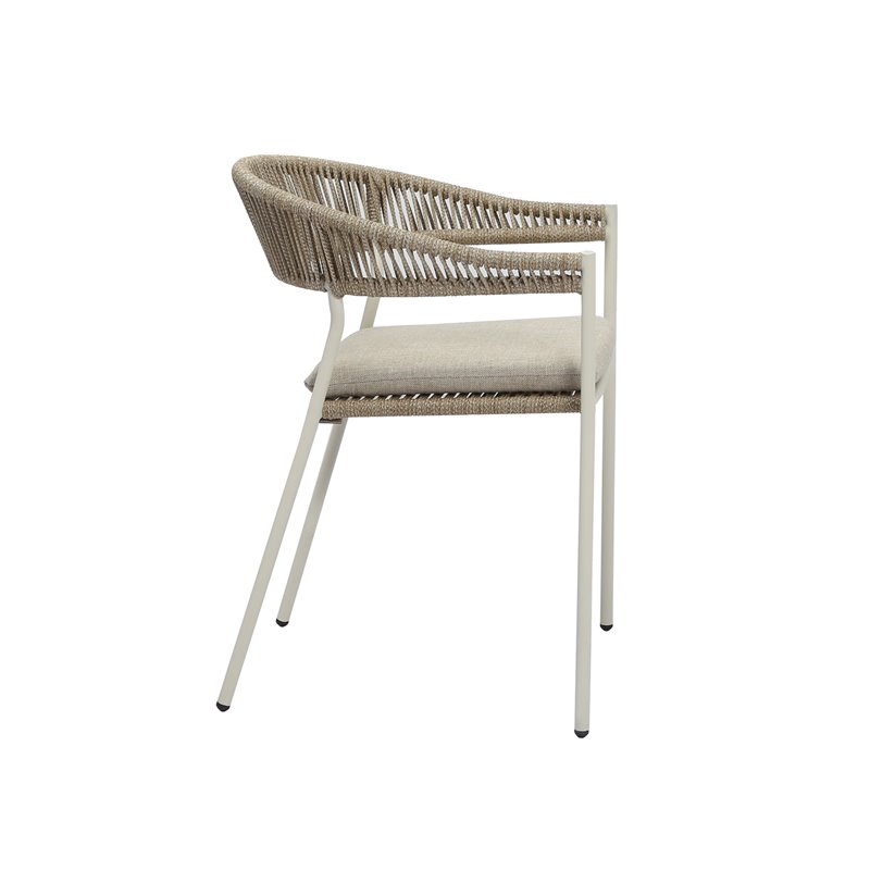 Sebastian fauteuil de jardin empilable - Lot de 4 -  VEBA  - 552491