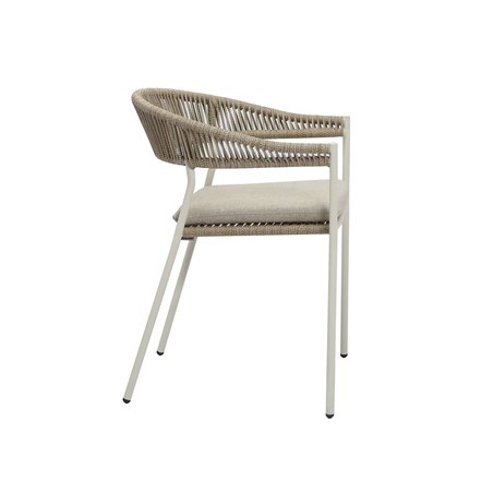 Sebastian fauteuil de jardin empilable - Lot de 4 -  VEBA  - 552491