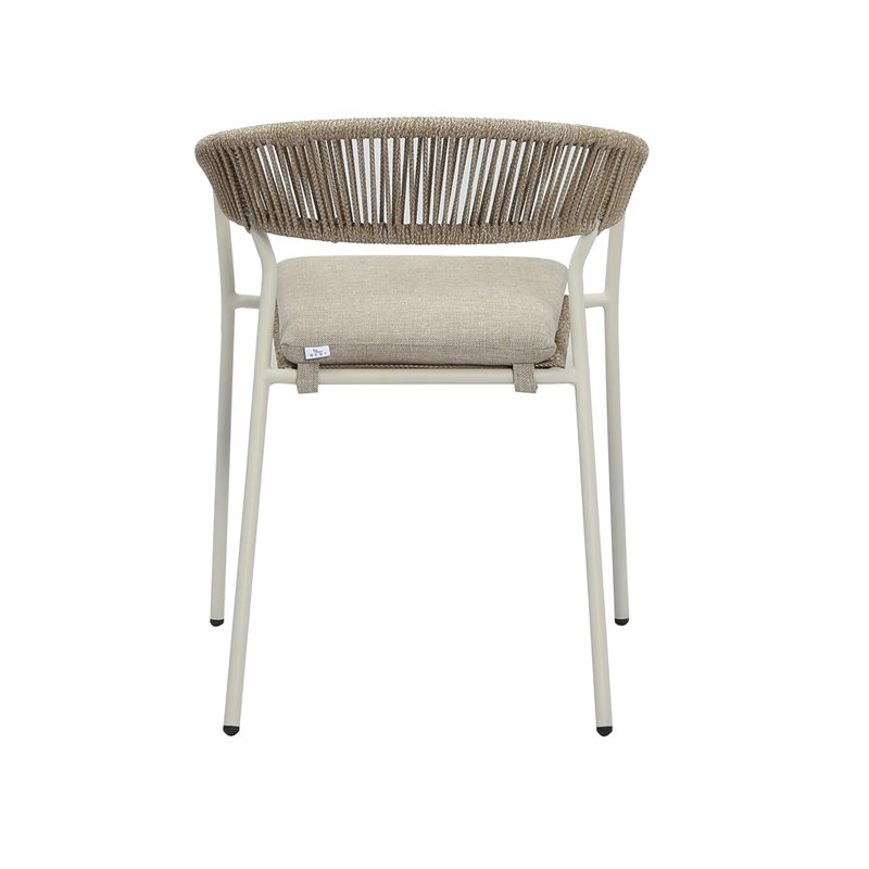 Sebastian fauteuil de jardin empilable - Lot de 4 -  VEBA  - 552491
