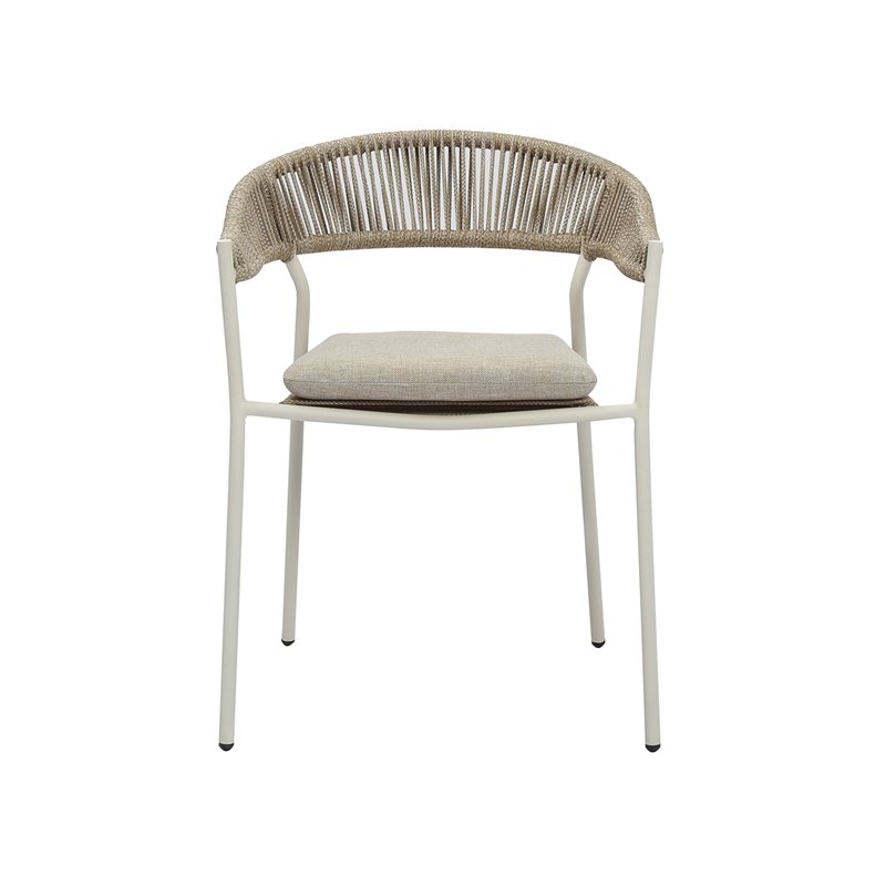 Sebastian fauteuil de jardin empilable - Lot de 4 -  VEBA  - 552491