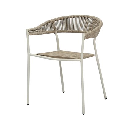 Sebastian fauteuil de jardin empilable - Lot de 4 -  VEBA  - 552491