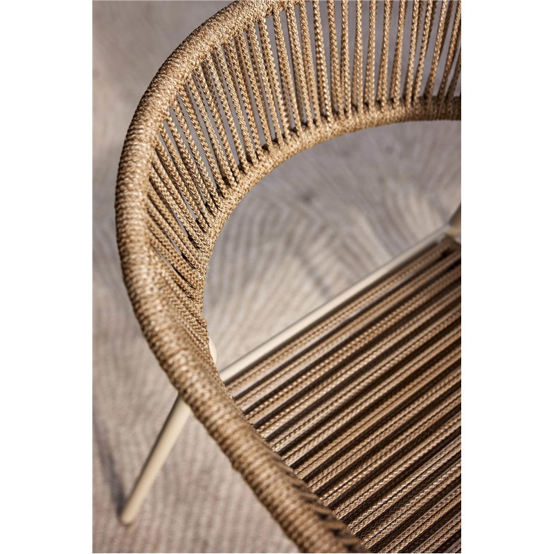 Sebastian fauteuil de jardin empilable - Lot de 4 -  VEBA  - 552491