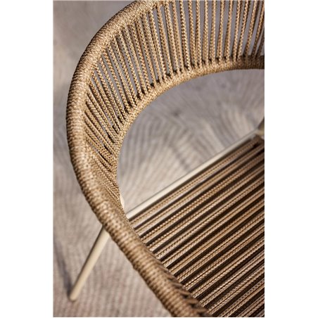Sebastian fauteuil de jardin empilable - Lot de 4 -  VEBA  - 552491